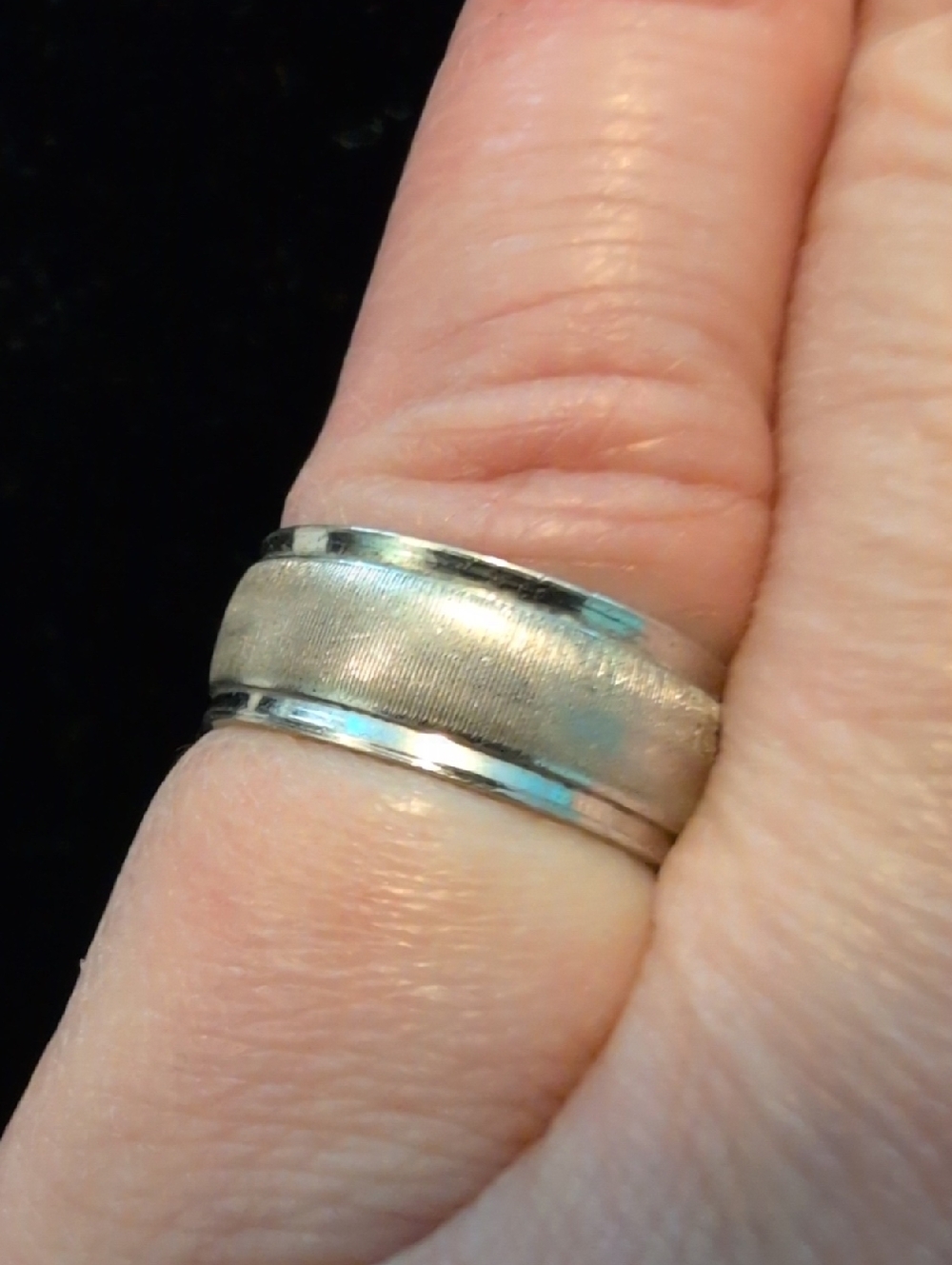 Sterling Silver Textured Ring